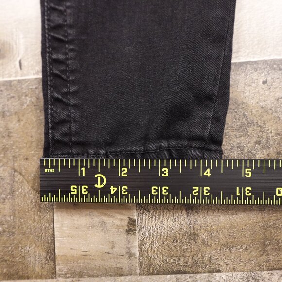 True Religion Halle Jeans Women’s 29 Black Mid Rise Super Skinny Denim - Picture 10 of 14